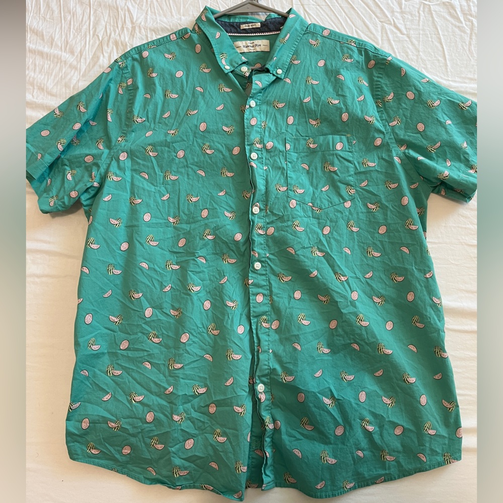 Men’s Short Sleeve Button Up Shirt